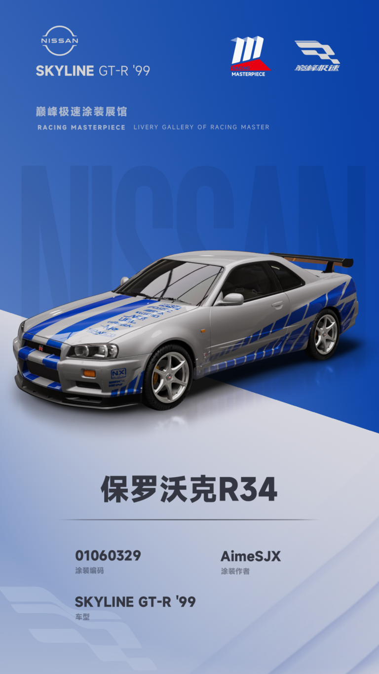 000033_涂装展馆033-R34-保罗沃克R34